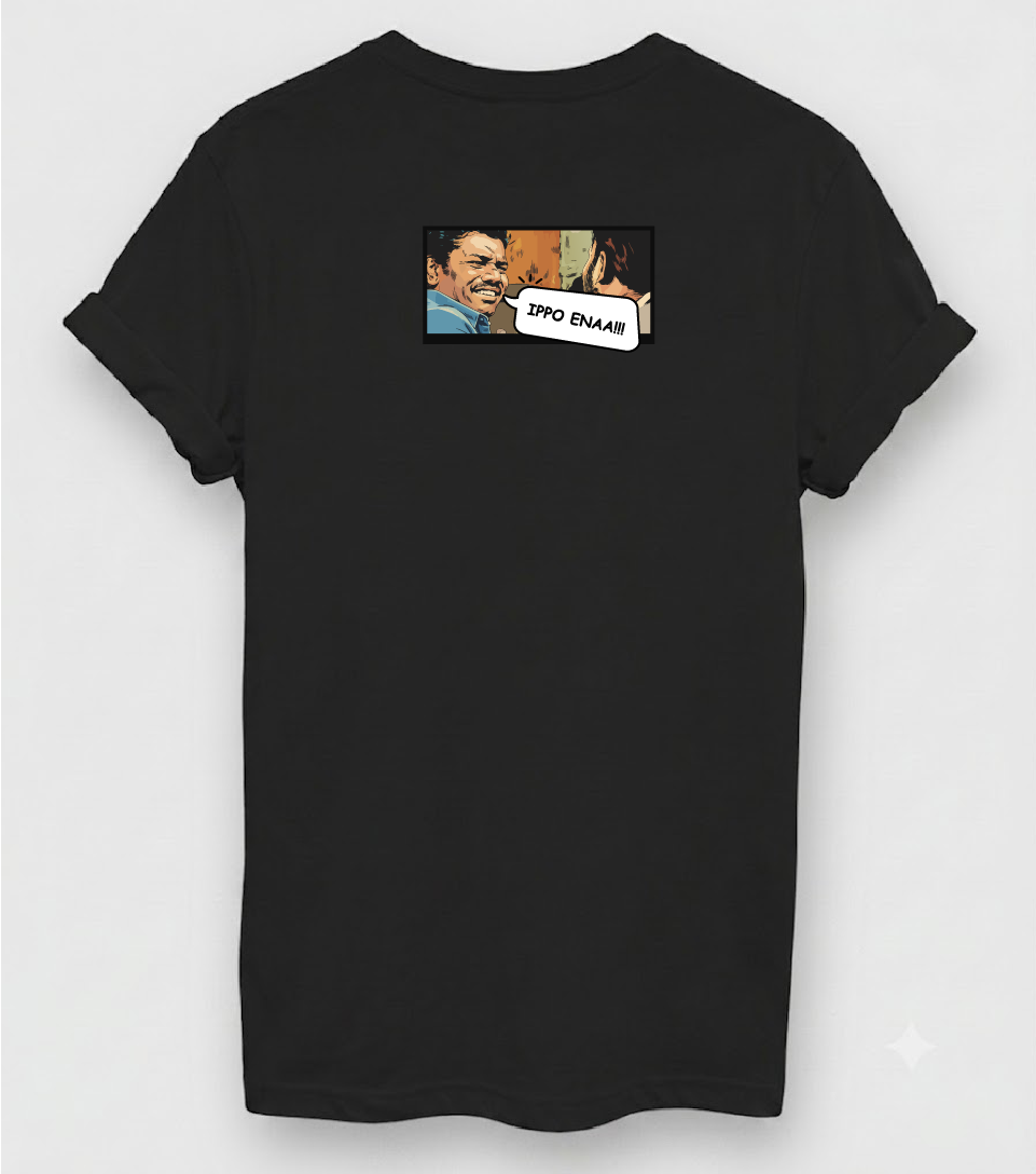 Sari da enna ipo! Front & Back | Graphic T-Shirt India | The Chalkboard